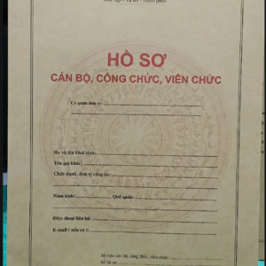 Hồ sơ CBCCVC